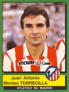 Sticker Juan Antonio Montes Torrecilla - Liga Spagnola 1989-1990 n. 26 - Panini