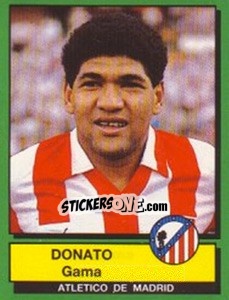 Sticker Donato Gama - Liga Spagnola 1989-1990 n. 27 - Panini