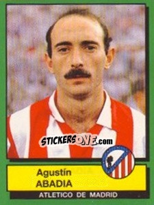 Sticker Agustin Abadia - Liga Spagnola 1989-1990 n. 28 - Panini