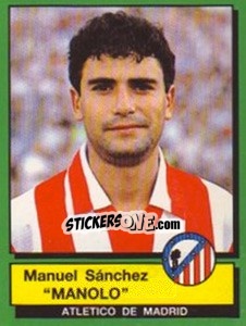 Cromo Manuel Sanchez 