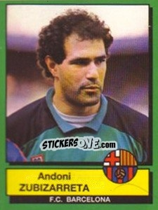 Figurina Andoni Zubizarreta - Liga Spagnola 1989-1990 - Panini