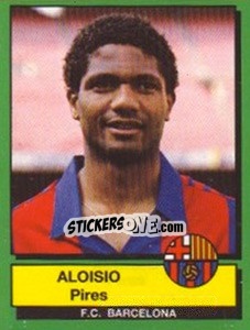 Sticker Aloisio Pires - Liga Spagnola 1989-1990 n. 41 - Panini