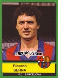 Sticker Ricardo Serna - Liga Spagnola 1989-1990 n. 42 - Panini
