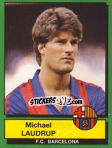 Sticker Michael laudrup - Liga Spagnola 1989-1990 n. 51 - Panini
