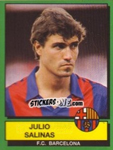 Sticker Julio Salinas - Liga Spagnola 1989-1990 n. 52 - Panini