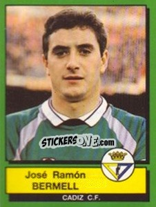 Sticker Jose Ramon Bermell - Liga Spagnola 1989-1990 n. 58 - Panini