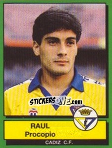 Sticker Raul Procopio - Liga Spagnola 1989-1990 n. 63 - Panini