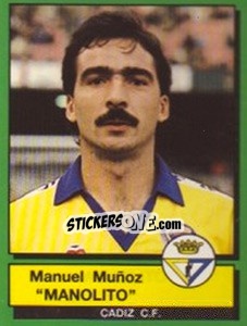 Cromo Manuel Munoz "Manolito"
