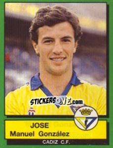 Figurina Jose Manuel Gonzalez - Liga Spagnola 1989-1990 - Panini