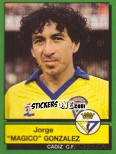 Cromo Jorge "Magico" Gonzalez