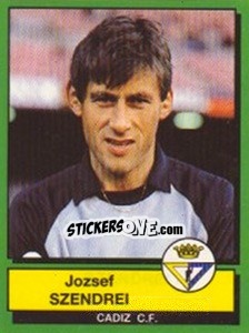 Sticker Jozsef Szendrei - Liga Spagnola 1989-1990 - Panini