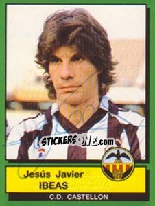 Sticker Jesus Javier Ibeas - Liga Spagnola 1989-1990 n. 81 - Panini