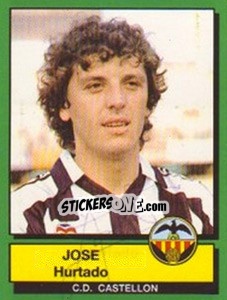 Sticker Jose Hurtado - Liga Spagnola 1989-1990 n. 85 - Panini