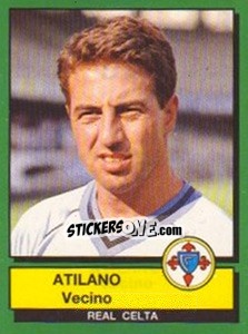 Sticker Atilano Vecino - Liga Spagnola 1989-1990 n. 95 - Panini