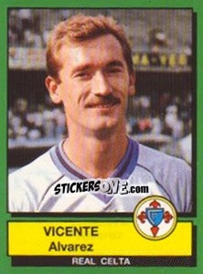 Figurina Vicente Alvarez - Liga Spagnola 1989-1990 - Panini