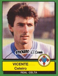 Sticker Vicente Celeiro - Liga Spagnola 1989-1990 n. 105 - Panini