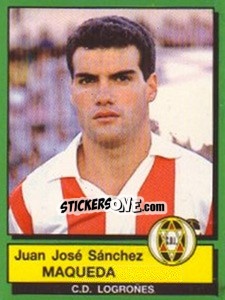 Sticker Juan Jose Sanchez Maqueda - Liga Spagnola 1989-1990 n. 113 - Panini
