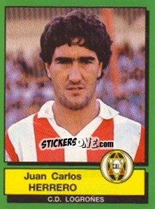Cromo Juan Carlos Herrero - Liga Spagnola 1989-1990 - Panini