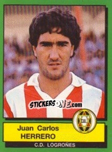 Sticker Juan Carlos Herrero - Liga Spagnola 1989-1990 n. 114 - Panini