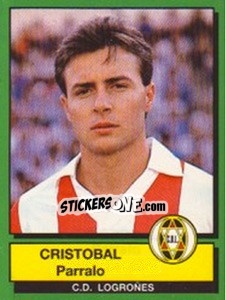 Cromo Cristobal Parraio - Liga Spagnola 1989-1990 - Panini