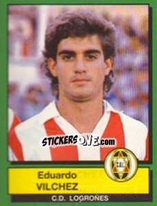 Figurina Eduardo Vilchez - Liga Spagnola 1989-1990 - Panini