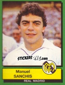 Sticker Manuel Sanchis - Liga Spagnola 1989-1990 n. 134 - Panini