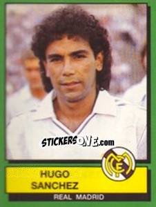 Cromo Hugo Sanchez - Liga Spagnola 1989-1990 - Panini