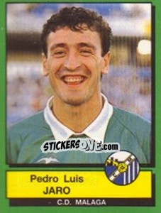 Cromo Pedro Luis Jaro - Liga Spagnola 1989-1990 - Panini