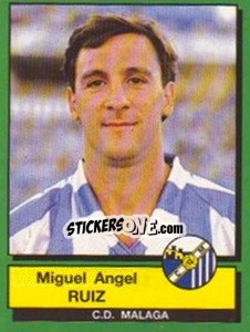 Figurina Miguel Angel Ruiz - Liga Spagnola 1989-1990 n. 150 - Panini