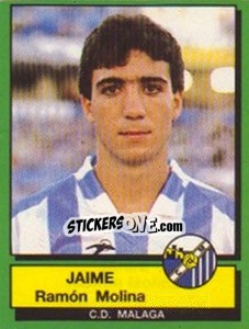Figurina Jaime Ramon Molina - Liga Spagnola 1989-1990 - Panini