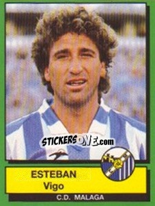 Sticker Esteban Vigo - Liga Spagnola 1989-1990 - Panini