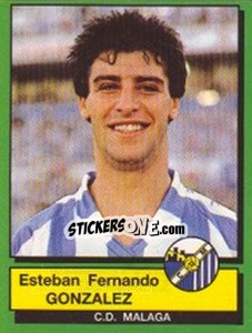 Cromo Esteban Fernando Gonzalez - Liga Spagnola 1989-1990 - Panini