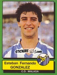 Sticker Esteban Fernando Gonzalez - Liga Spagnola 1989-1990 n. 161 - Panini