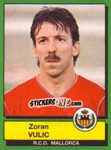 Sticker Zoran Vulic - Liga Spagnola 1989-1990 - Panini