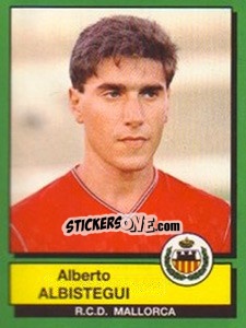 Cromo Alberto Albistequi - Liga Spagnola 1989-1990 - Panini