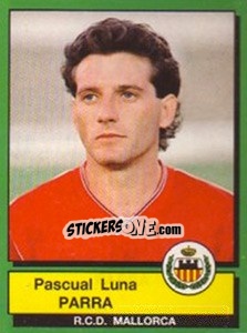 Cromo Pascual Luna Parra - Liga Spagnola 1989-1990 - Panini