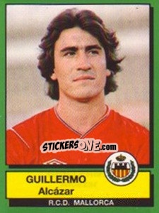 Cromo Guillermo Alcazar - Liga Spagnola 1989-1990 - Panini
