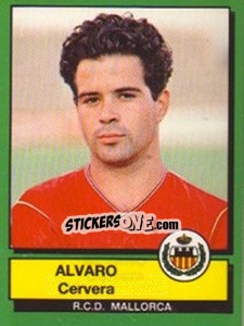 Sticker Alvaro Cervera - Liga Spagnola 1989-1990 n. 177 - Panini