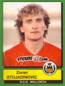 Cromo Zoran Stojadinovic - Liga Spagnola 1989-1990 - Panini