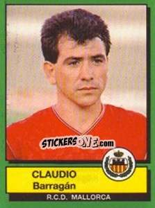 Cromo Claudio Barragan - Liga Spagnola 1989-1990 - Panini