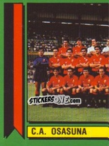 Figurina Equipo - Liga Spagnola 1989-1990 - Panini