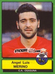 Figurina Angel Luis Merino - Liga Spagnola 1989-1990 - Panini