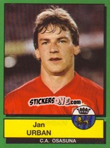 Figurina Jan Urban - Liga Spagnola 1989-1990 - Panini