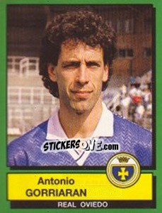 Cromo Antonio Gorriaran - Liga Spagnola 1989-1990 - Panini