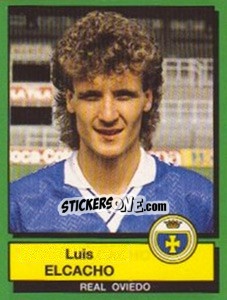 Figurina Luis Elcacho - Liga Spagnola 1989-1990 - Panini