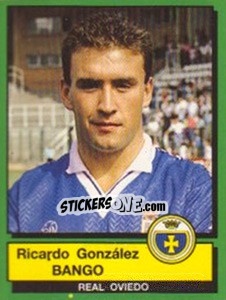 Sticker Ricardo Gonzalez Bango - Liga Spagnola 1989-1990 n. 210 - Panini