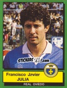 Cromo Francisco Javier Julia - Liga Spagnola 1989-1990 - Panini