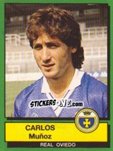Sticker Carlos Munoz - Liga Spagnola 1989-1990 n. 215 - Panini