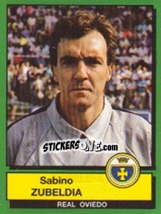 Sticker Sabino Zubeldia - Liga Spagnola 1989-1990 n. 216 - Panini