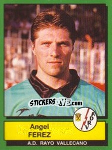 Sticker Angel Ferez - Liga Spagnola 1989-1990 n. 220 - Panini